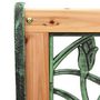 Voir la diapositive 5 : VIDAXL Banc de jardin 122 cm fonte et bois de sapin massif