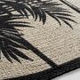 Voir la diapositive 2 : Paris Prix Tapis Rond Imprimé  Tropic Nature  120cm Naturel