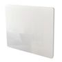 Voir la diapositive 1 : KALIA Radiateur électrique verre céramique GLASS Blanc Céramique 1000W