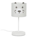 Paris Prix Lampe de Chevet Enfant  Ours  36cm Gris