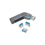 LOGILINK Adaptateur LogiLink Verrouillage USB-A Compact Argenté