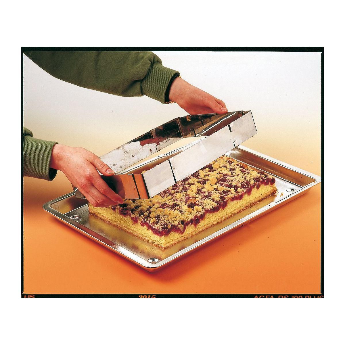 ZENKER Cadre et cercle à pâtisserie réglable Zenker Smart Pastry