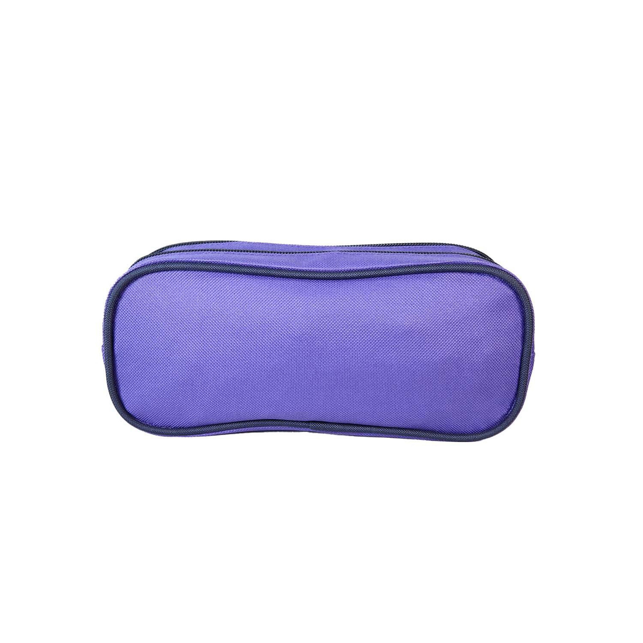 Voir la diapositive 4 : Bagtrotter Cybel - Trousse Scolaire Rectangulaire - Violet - Fille - 2 Compartiments