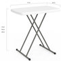 Voir la diapositive 6 : ID MARKET Table pliante à hauteur réglable 3 positions pour extérieur intérieur camping