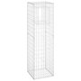 Voir la diapositive 2 : VIDAXL Poteau a panier de gabion 50x50x180 cm Fer