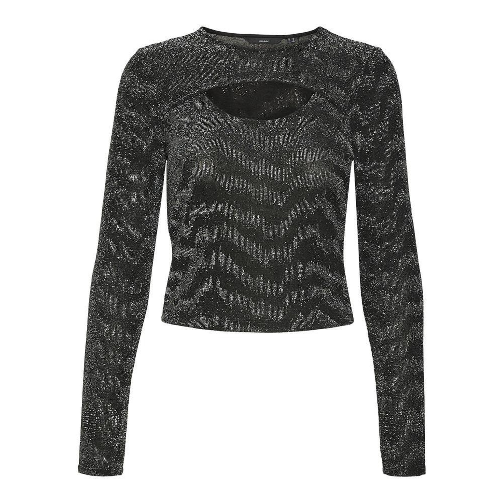 Vero Moda T-Shirt Manches Longues Noir Femme Vero Moda Lucy