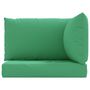 Voir la diapositive 4 : VIDAXL Coussins de palette lot de 3 vert tissu oxford