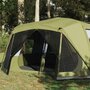 Voir la diapositive 4 : VIDAXL Tente familiale 10 personnes vert liberation rapide impermeable