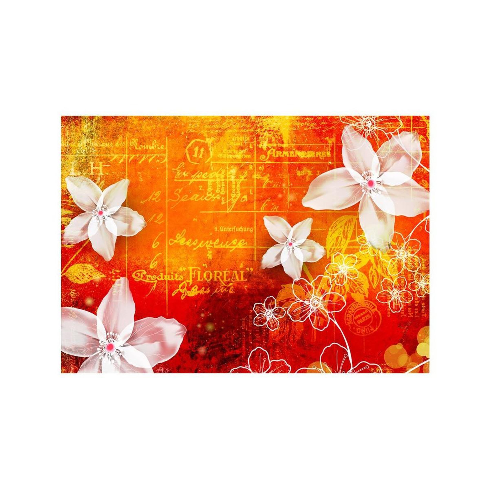 Voir la diapositive 2 : Paris Prix Papier peint  floral notes ii