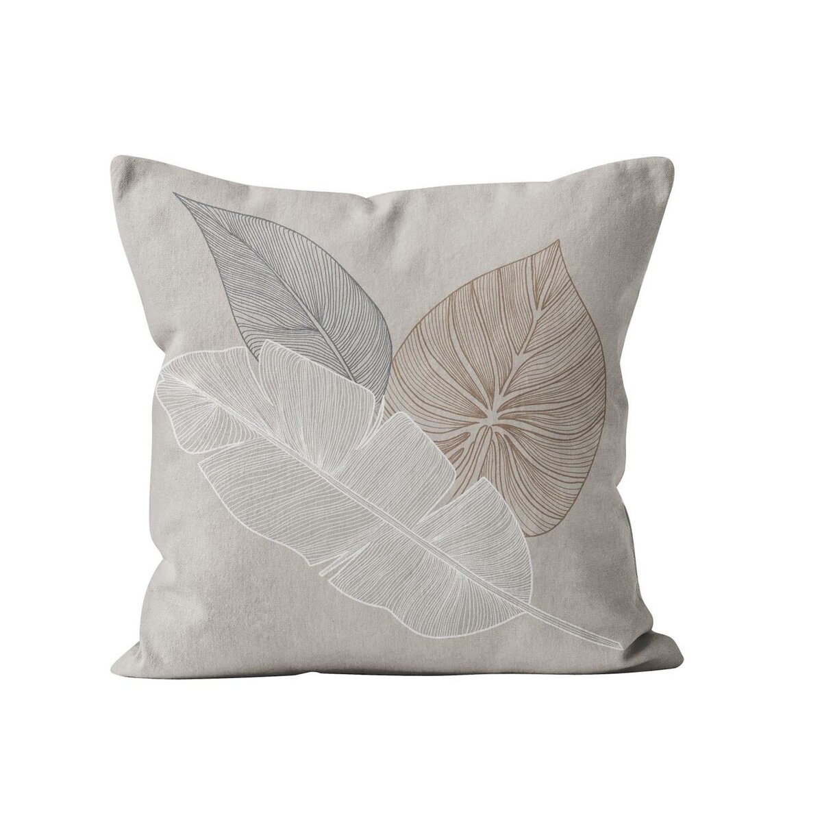 SOLEIL D'OCRE Coussin déhoussable imprimé 40x40 cm MAYOTTE, par Soleil d'Ocre