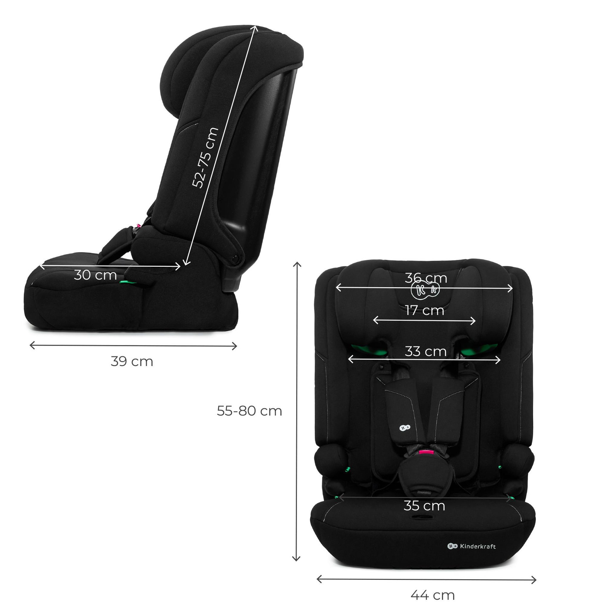 Voir la diapositive 6 : KINDERKRAFT Siège auto 3-en-1 universelle
