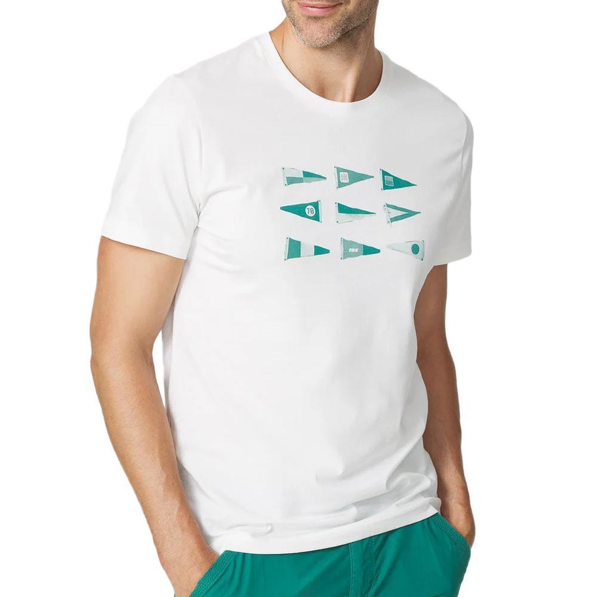 TBS T shirt  Homme TBS ALBERTEE. Coloris disponibles : Blanc