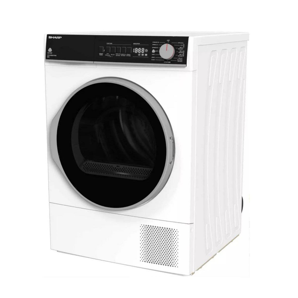 Sharp Sèche-linge pompe à chaleur 60cm 8kg - KDNHB8S7GWD