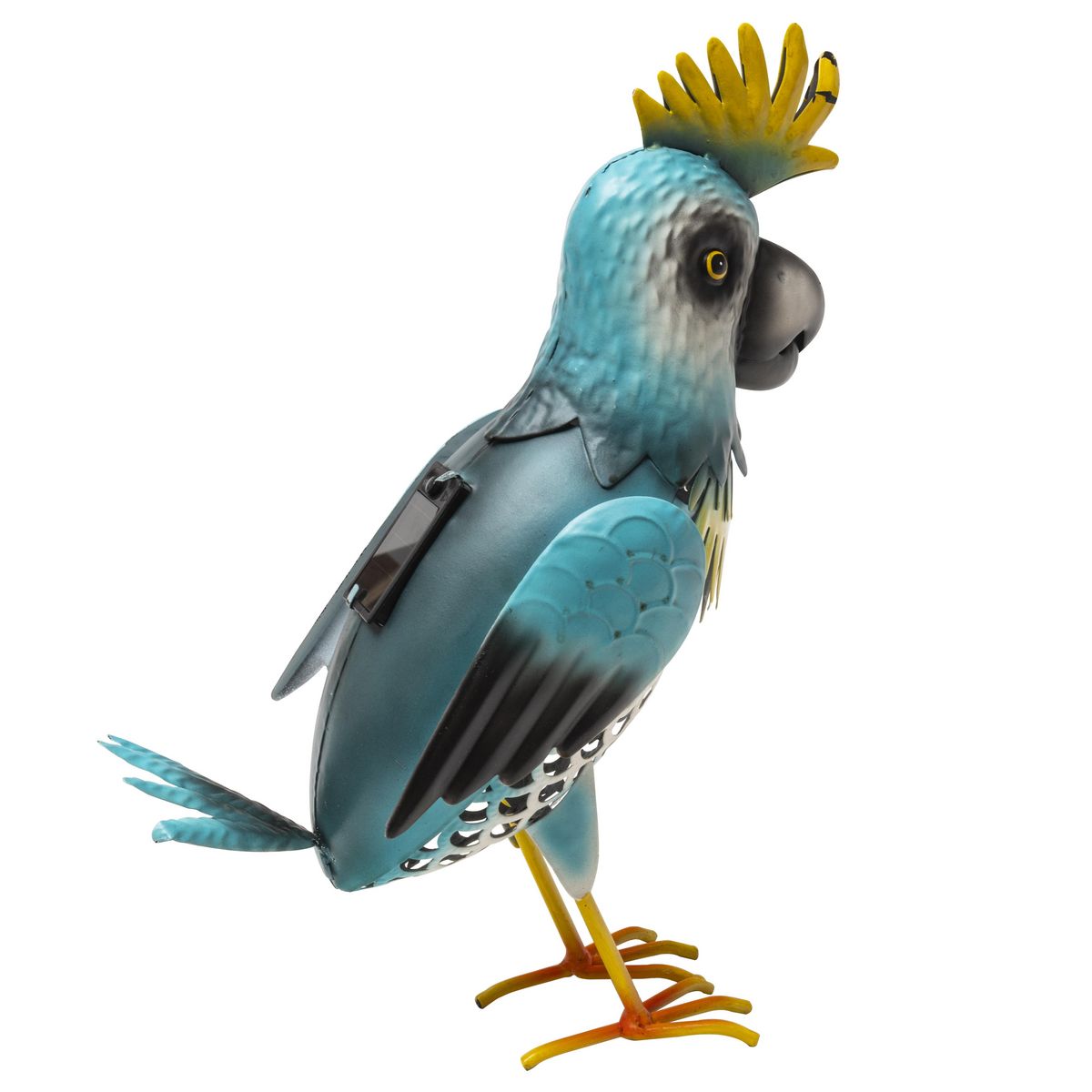  Perroquet à crête solaire 1 LED couleur