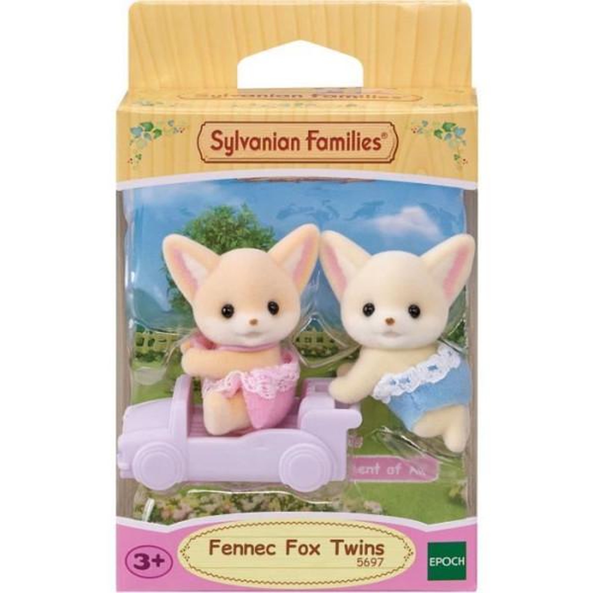 Sylvanian Families Poupée - SYLVANIAN FAMILIES - Les jumeaux Fennec - Modele 5697 - Multicolore - Articulés