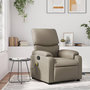 Voir la diapositive 1 : VIDAXL Fauteuil de massage inclinable Cappuccino Similicuir
