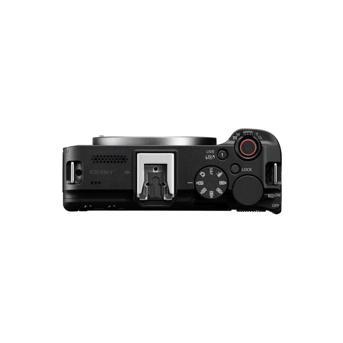 Canon Appareil photo Hybride EOS R50 V Noir Boitier nu