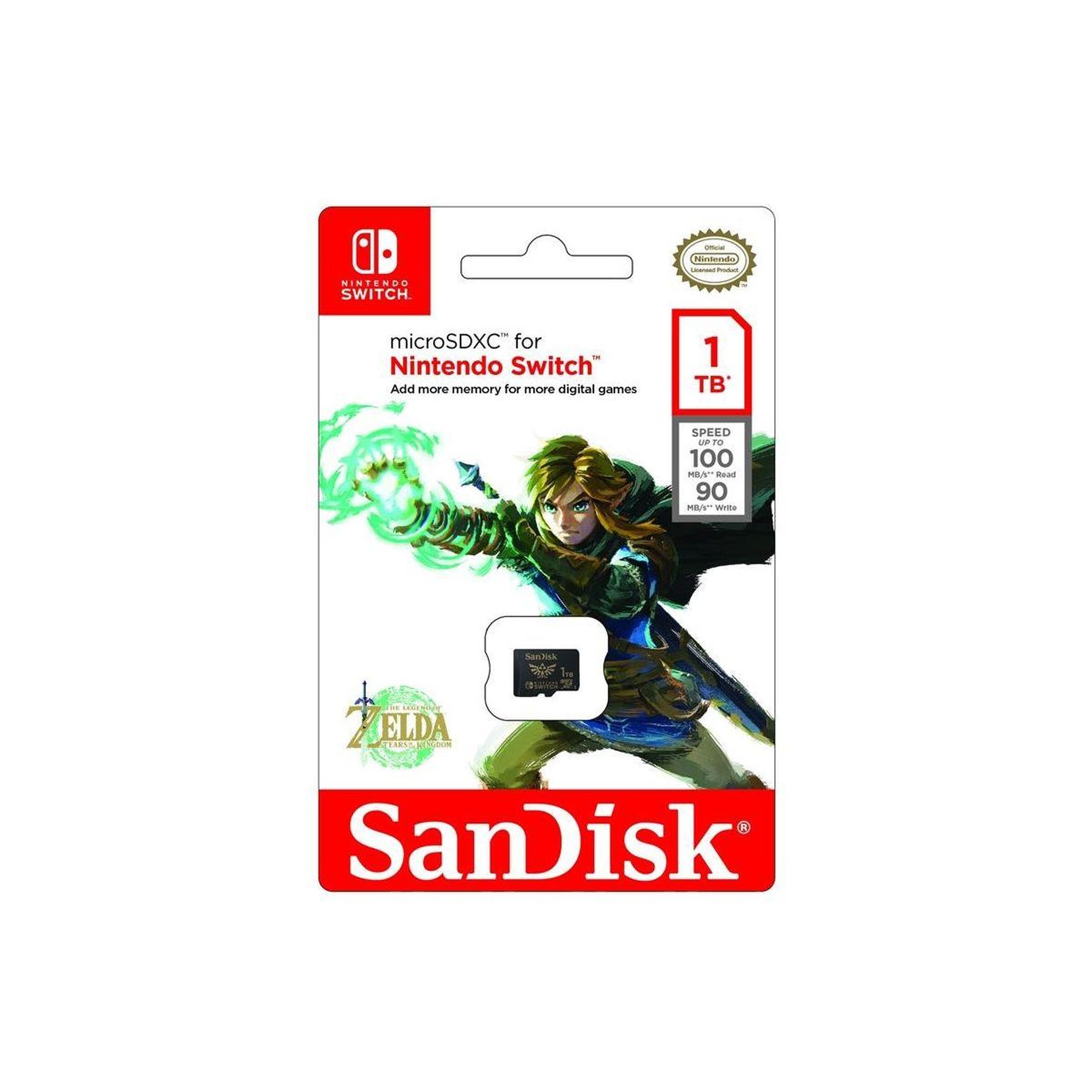 Voir la diapositive 2 : SANDISK Carte Micro SD MICRO SDXC 1TB SWITCH