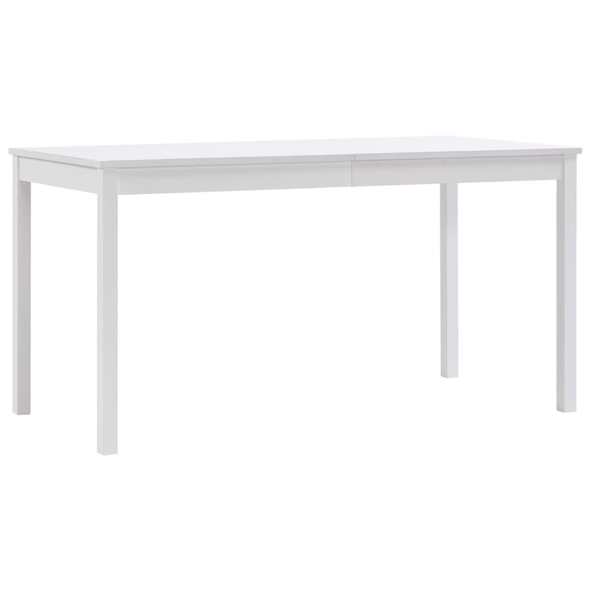 Voir la diapositive 2 : VIDAXL Ensemble de salle a manger 7 pcs Pinede Blanc