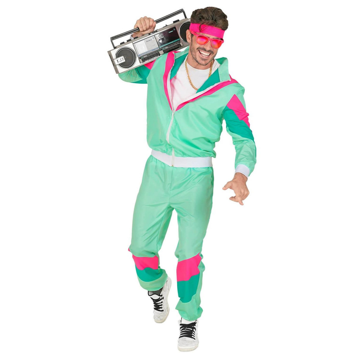 WIDMANN Déguisement Années 80 Survêtement  - Homme - XL