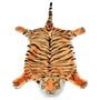 Voir la diapositive 2 : VIDAXL Tapis en peluche en forme de tigre 144 cm Marron