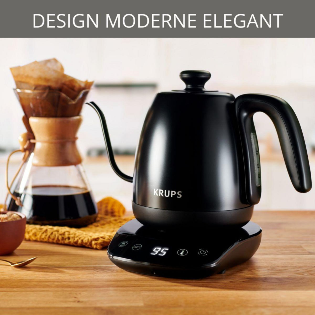 KRUPS Bouilloire à température réglable BW923810