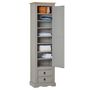Voir la diapositive 4 : IDIMEX Armoire TEQUILA avec 1 porte et 2 tiroirs, en pin massif