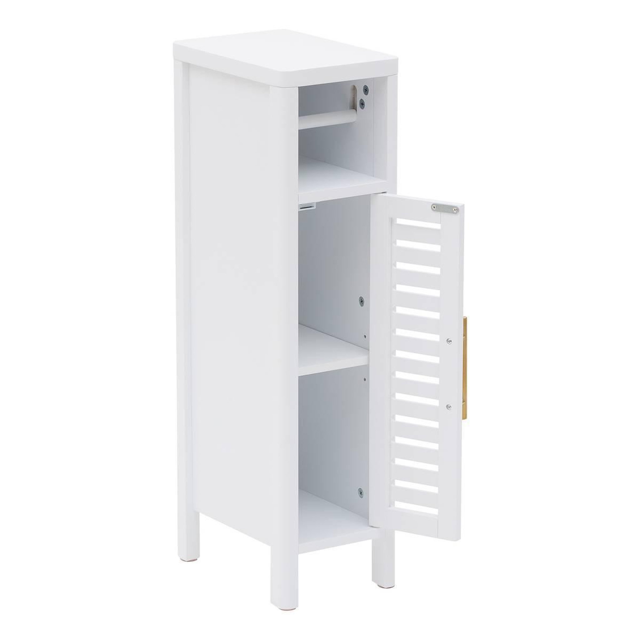 Voir la diapositive 2 : FIVE Dérouleur wc avec réserve  oréa  78cm blanc