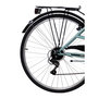 Voir la diapositive 2 : DISCOVERY ADVENTURES VELO - VTC 28'' City Rigide Femme Acier  Discovery Adventures  - 6 vitesses - Enjambement bas - Freins V-brake - Dérailleur Shimano - Potence réglable - Porte-bagages