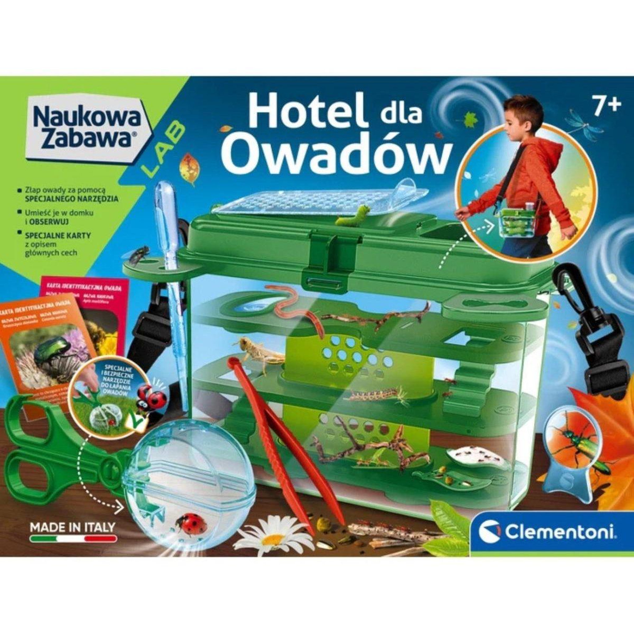 Voir la diapositive 3 : CLEMENTONI Coffret scientifique  50399 science  and  jeu - hôtel à insectes