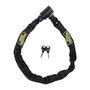Voir la diapositive 1 : BURG WACHTER Antivol vélo chaîne - BURG WACHTER - 580 90 BLACK - Acier 6 mm - Textile haute résistance - 2 clés