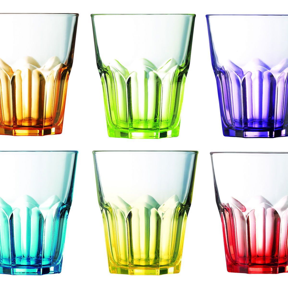 Lot de 6 verres à eau NEW AMERICA CRAZY