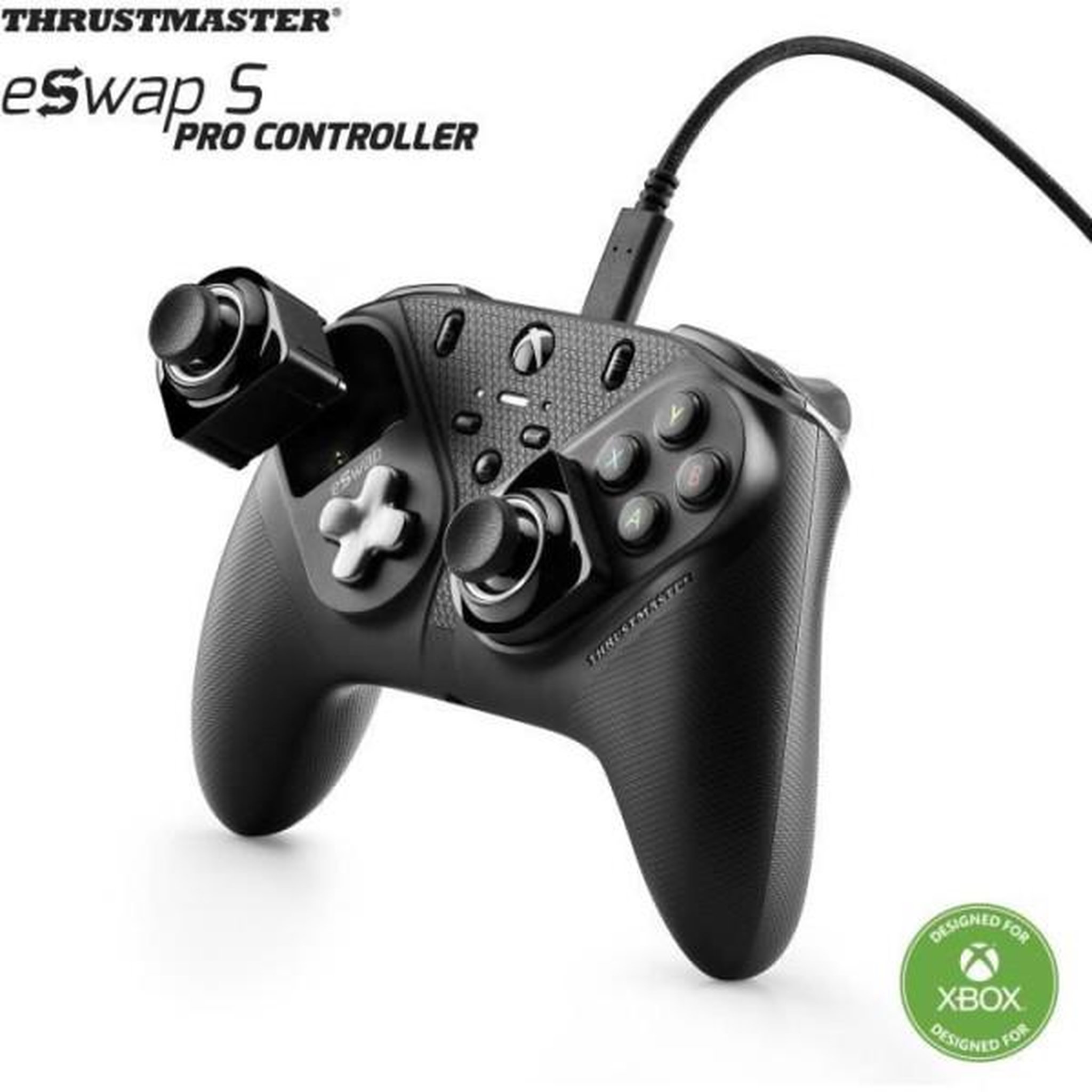 Voir la diapositive 3 : Thrustmaster Manette Gaming filaire Modulaire Xbox Series X S Thrustmaster Eswap S Pro Noir