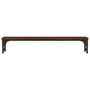 Voir la diapositive 4 : VIDAXL Support de moniteur chêne marron 85x23x15,5cm bois d ingénierie