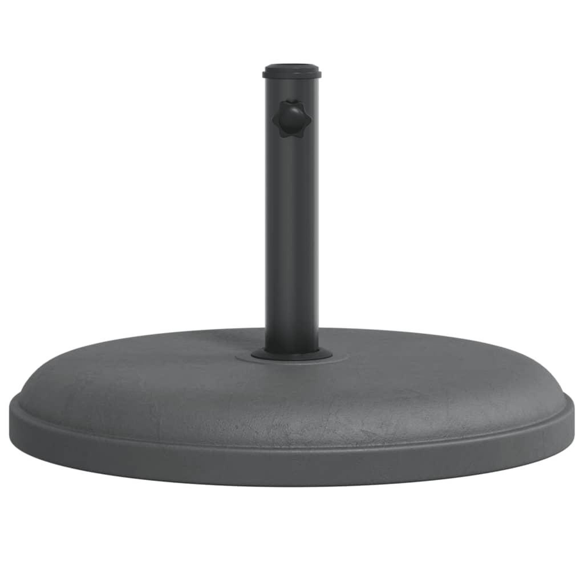 Voir la diapositive 4 : VIDAXL Base de parasol pour mats Ø32/35/38 mm 25 kg rond