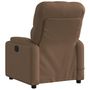Voir la diapositive 5 : VIDAXL Fauteuil inclinable de massage electrique marron tissu