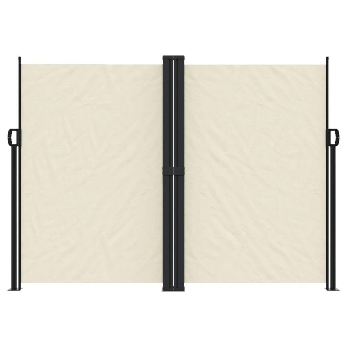 VIDAXL Auvent lateral retractable creme 180x1000 cm