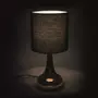 The Home Deco Factory Lampe de chevet design Touch - H. 32 cm - Noir