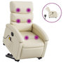 Voir la diapositive 2 : VIDAXL Fauteuil inclinable de massage electrique creme similicuir