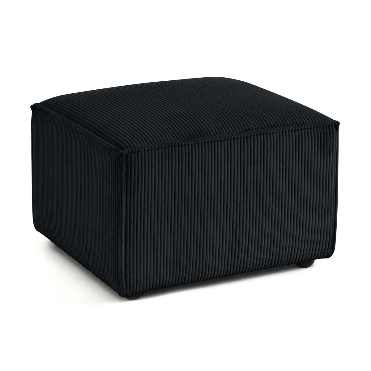LISA DESIGN Arty - pouf d'appoint - en velours côtelé