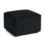 Voir la diapositive 2 : LISA DESIGN Arty - pouf d'appoint - en velours côtelé