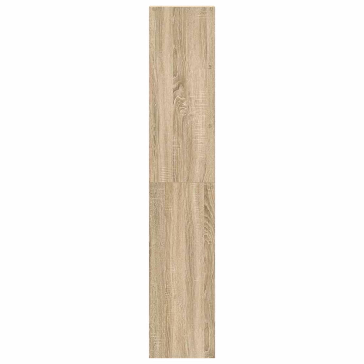 VIDAXL Bibliotheques 2 pcs empilable chene sonoma bois d'ingenierie