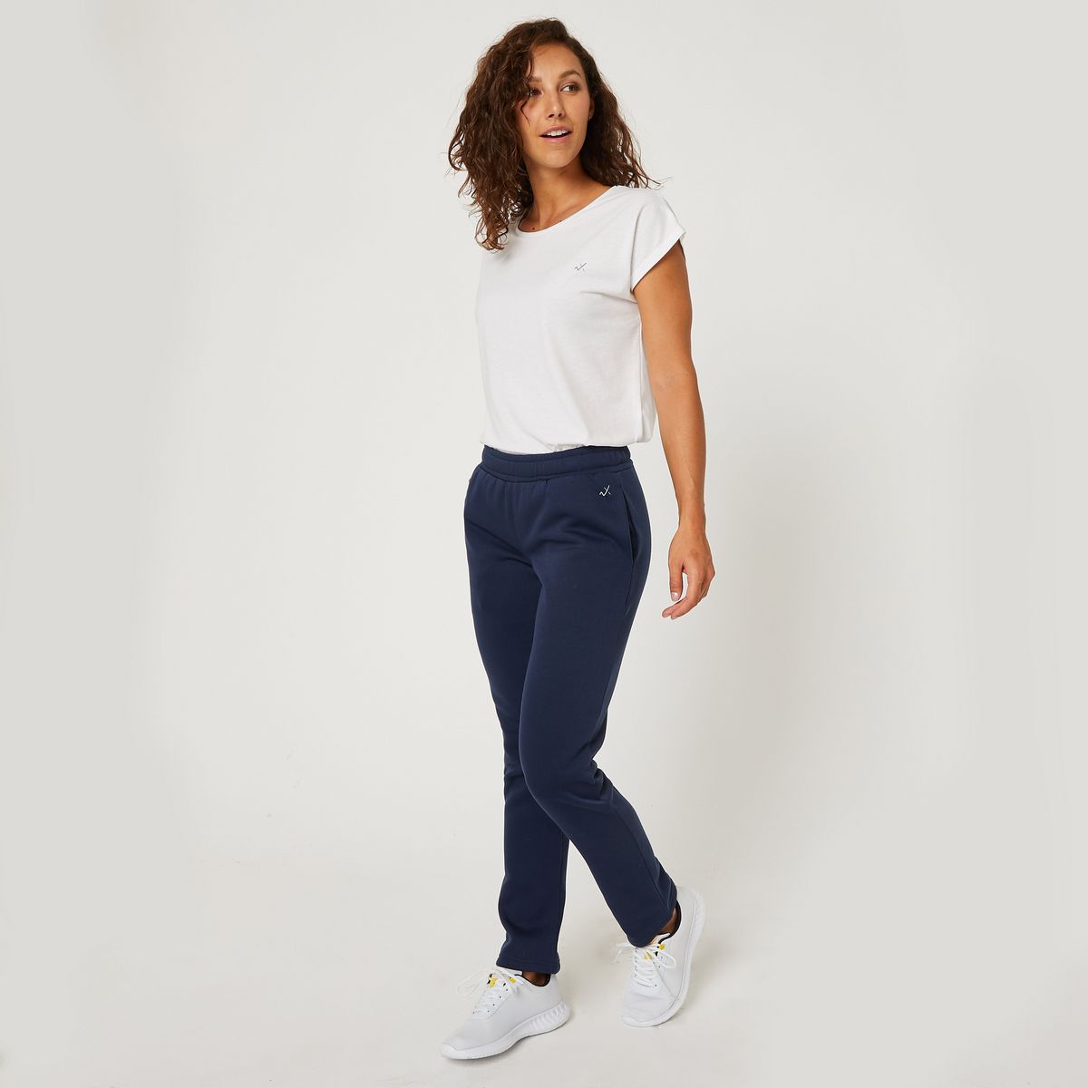 INEXTENSO Pantalon de sport bleu marine femme