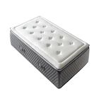 DAGOSTINO HOME Matelas 90x190 - 30cm Epaisseur - Mousse HR Très Ferme | Double Face (Été-Hiver) | Soutien Équilibré, Parfait et Tonique. Coloris disponibles : Blanc