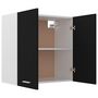 Voir la diapositive 5 : VIDAXL Armoire suspendue Noir 60x31x60 cm Bois d'ingenierie