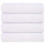 Voir la diapositive 1 : VIDAXL Essuie mains 4 pcs blanc 50x100 cm 360 g m² 100% coton