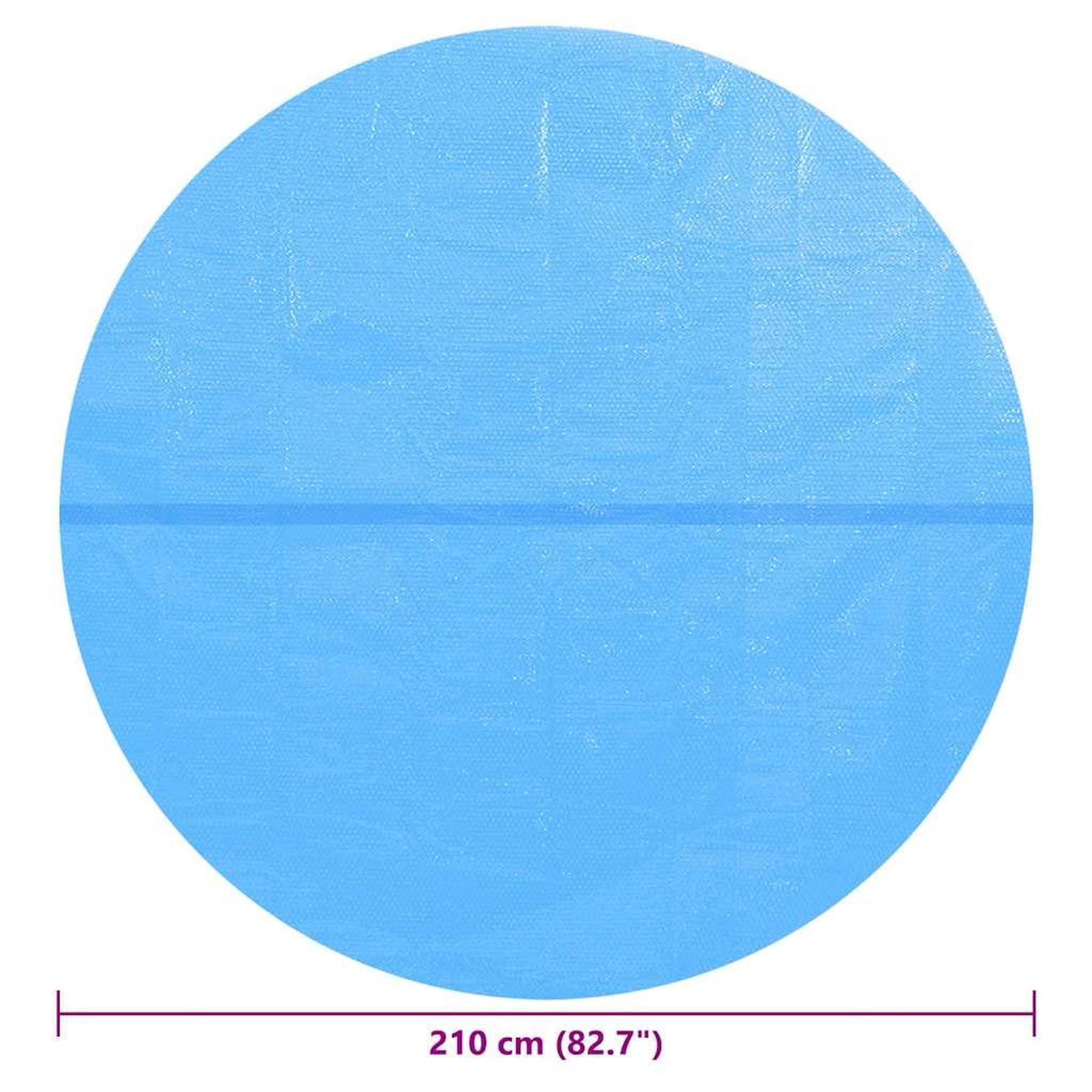 Voir la diapositive 5 : VIDAXL Couverture de piscine Bleu 210 cm PE