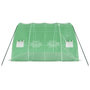 Voir la diapositive 5 : VIDAXL Serre avec cadre en acier vert 24 m^2 6x4x2,85 m