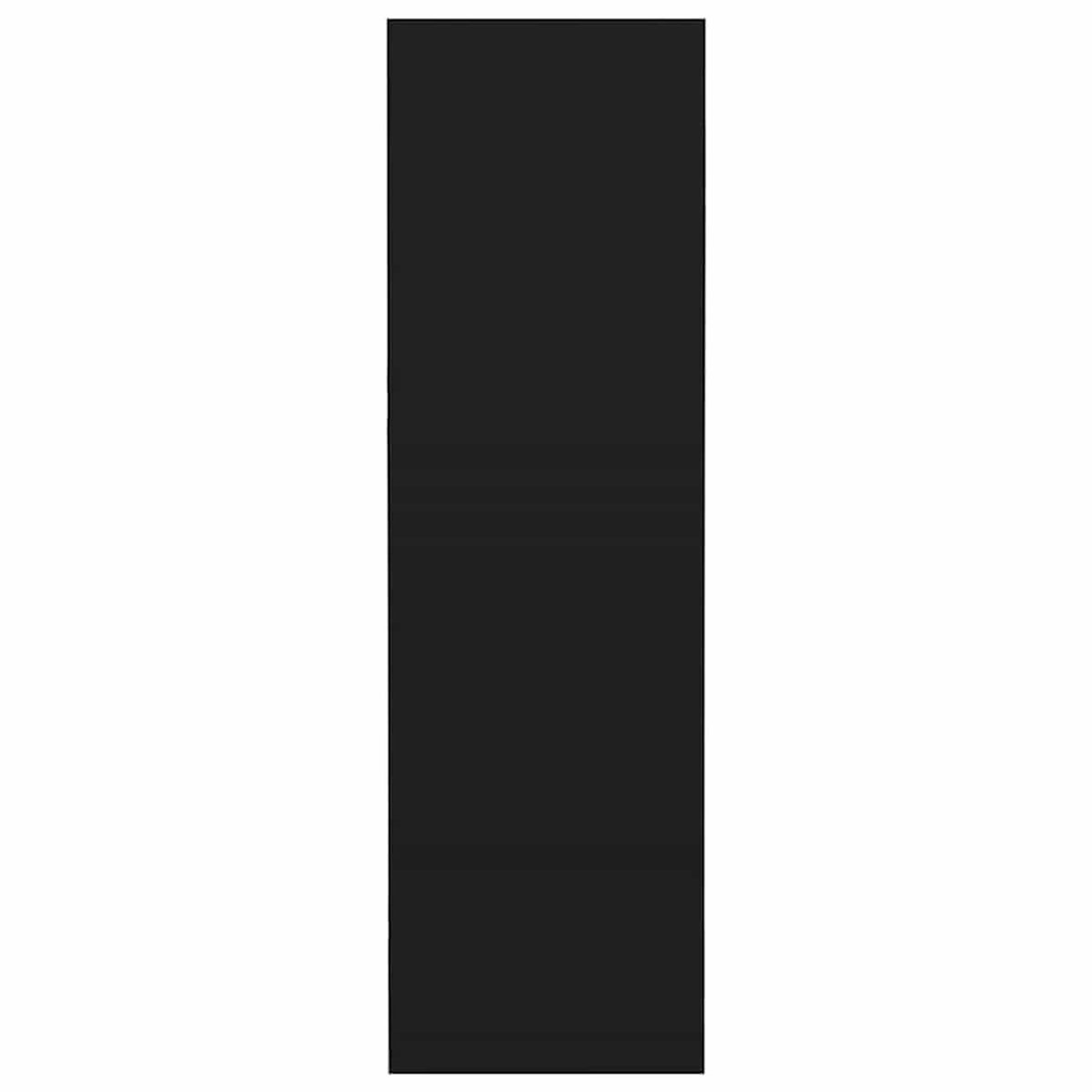 VIDAXL Armoire a chaussures murale noir 60x18x60 cm bois d'ingenierie