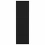 Voir la diapositive 5 : VIDAXL Armoire a chaussures murale noir 60x18x60 cm bois d'ingenierie